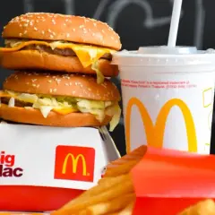 Dwa Big Maci, napój i porcja frytek. Zastanawiasz się, ile ważą małe frytki w McDonald's?